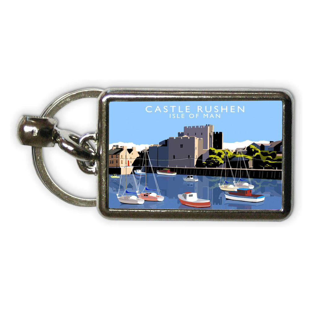 Castle Rushen, Isle of Man Metal Keyring