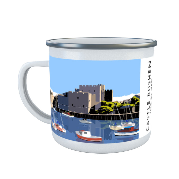 Castle Rushen, Isle of Man Enamel Mug