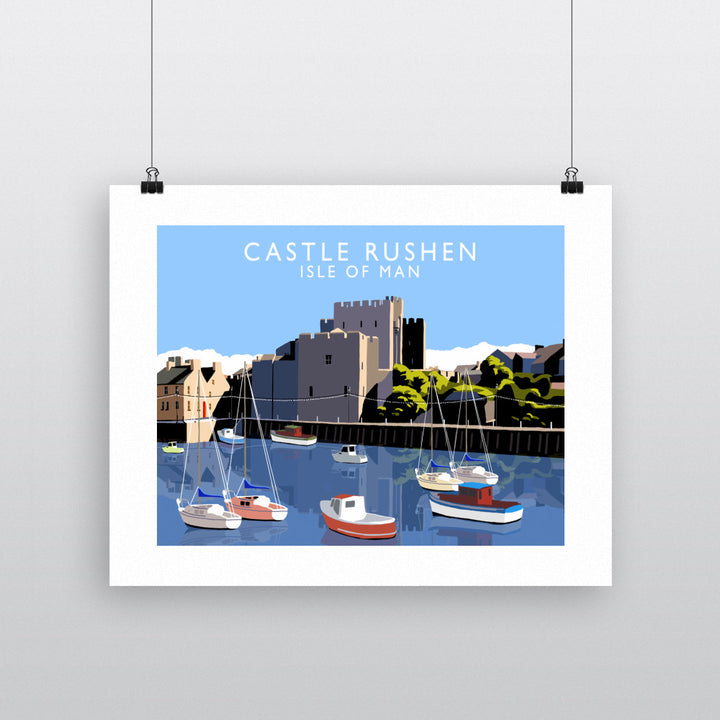 Castle Rushen, Isle of Man 90x120cm Fine Art Print
