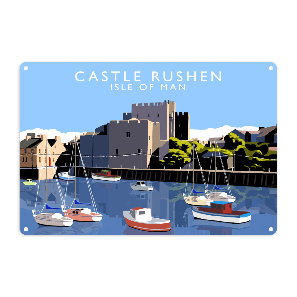 Castle Rushen, Isle of Man Metal Sign