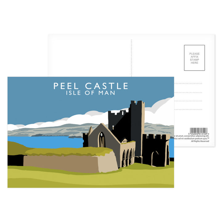 Peel Castle, Isle of Man Postcard Pack