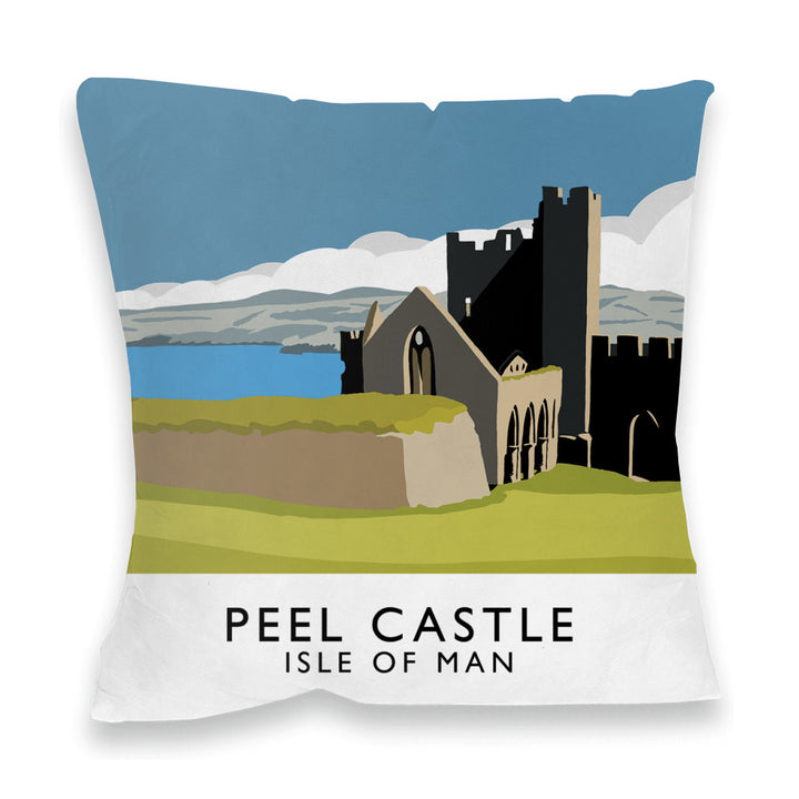 Peel Castle, Isle of Man Fibre Filled Cushion