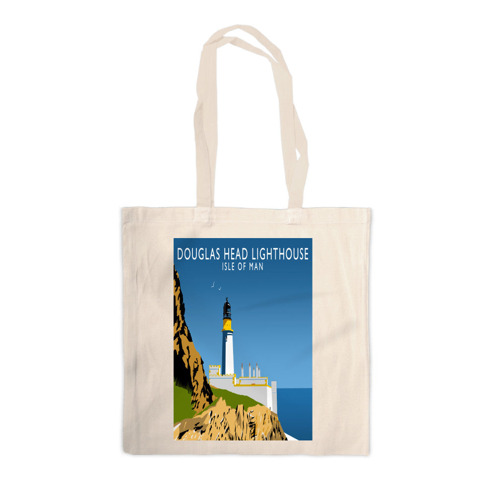 Douglas Head Lighthouse, Isle of Man Canvas Tote Bag
