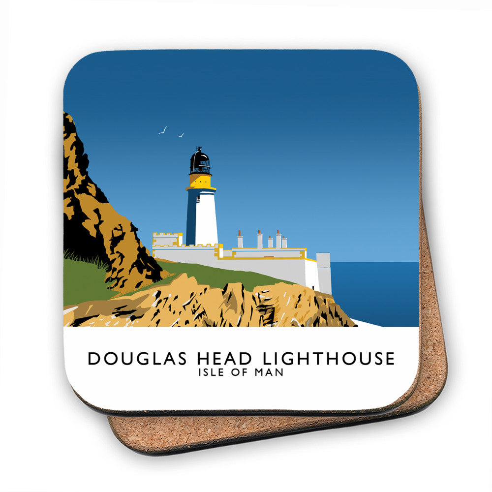 Douglas Head Lighthouse, Isle of Man MDF Coaster