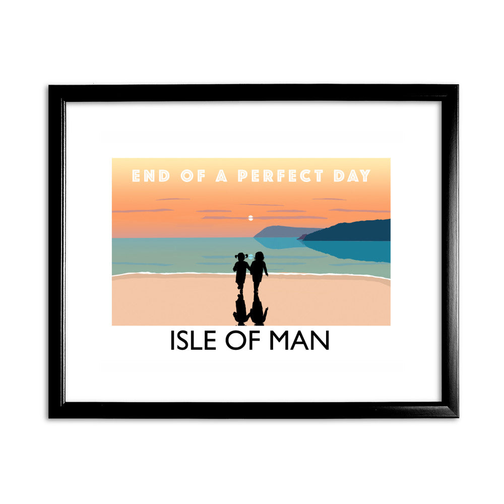 End of a perfect day, Isle of Man - Art Print
