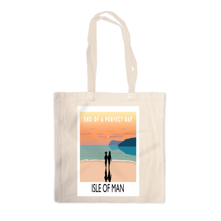 End of a perfect day, Isle of Man Canvas Tote Bag