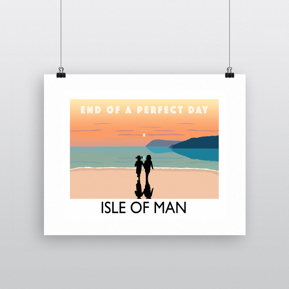 End of a perfect day, Isle of Man - Art Print
