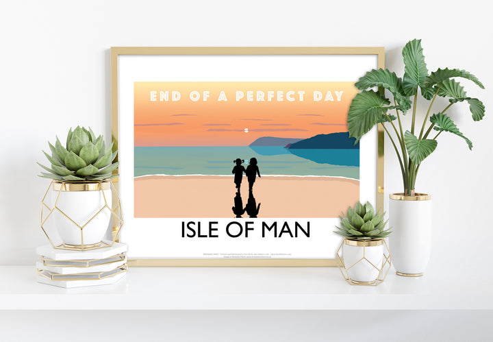 End of a perfect day, Isle of Man - Art Print