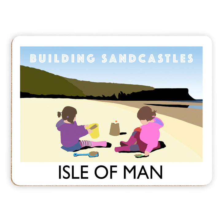 Building Sandcastles, Isle of Man Placemat
