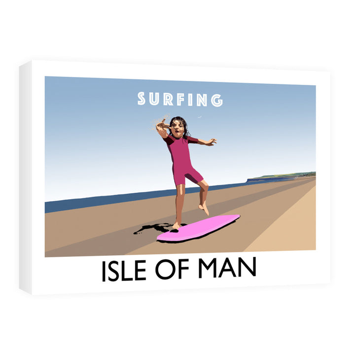 Surfing, Isle of Man 60cm x 80cm Canvas