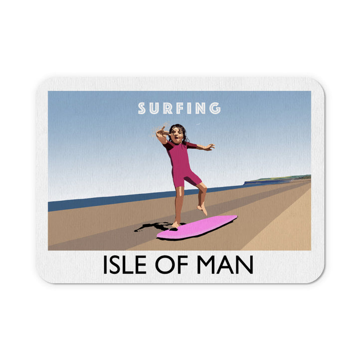 Surfing, Isle of Man Mouse Mat