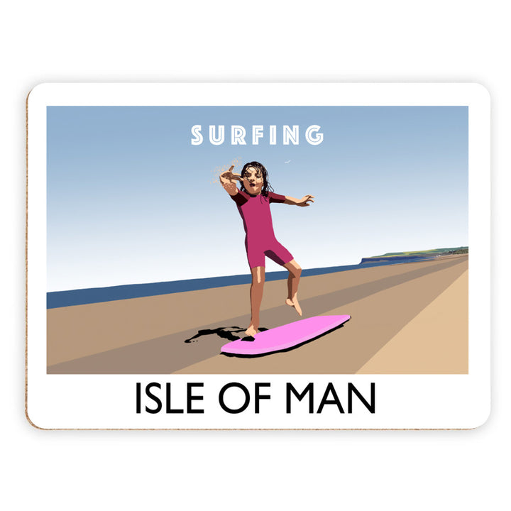 Surfing, Isle of Man Placemat
