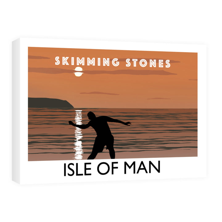 Skimming Stones, Isle of Man 60cm x 80cm Canvas