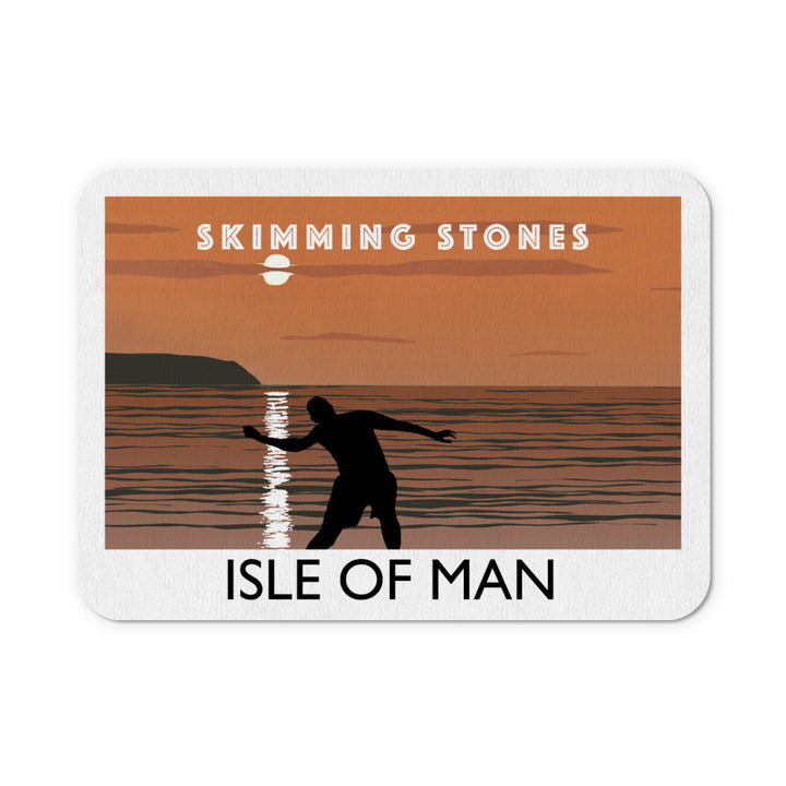 Skimming Stones, Isle of Man Mouse Mat