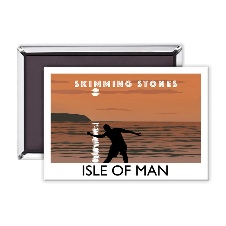 Skimming Stones, Isle of Man Magnet