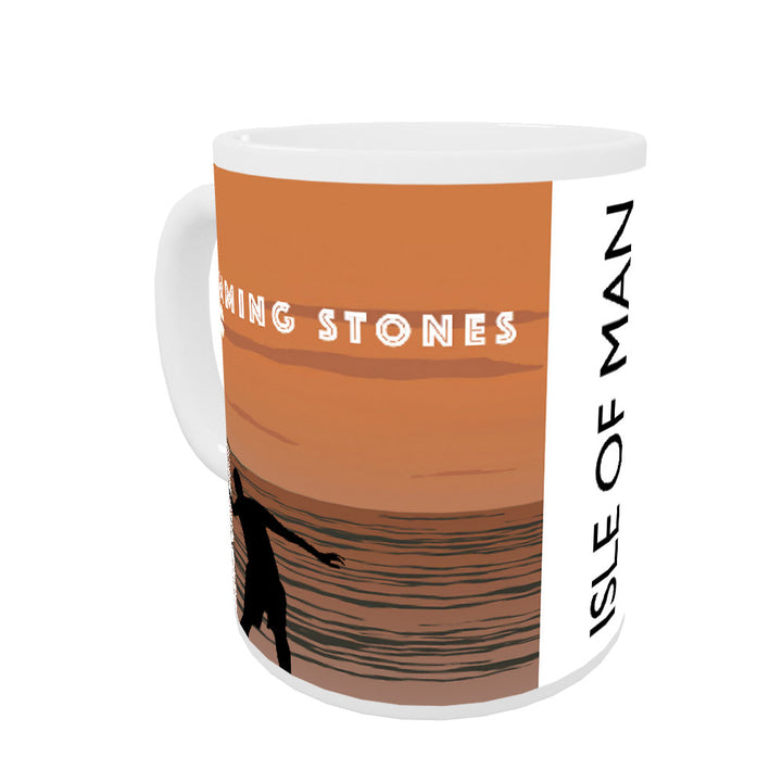 Skimming Stones, Isle of Man Coloured Insert Mug