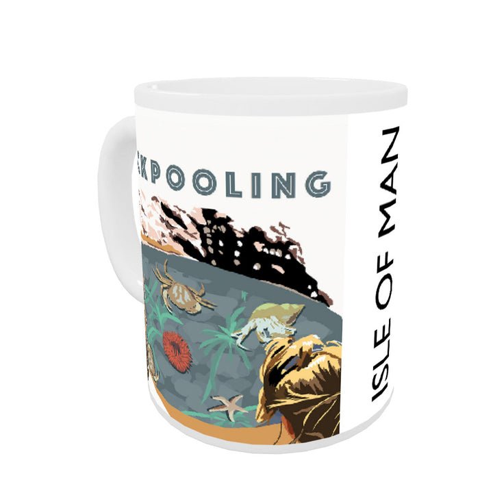 Rockpooling, Isle of Man Coloured Insert Mug