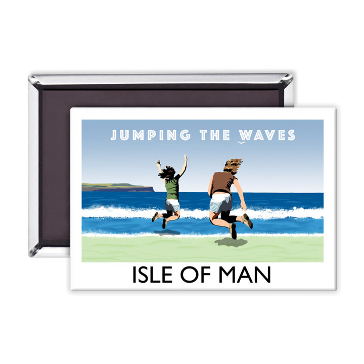 Jumping The Waves, Isle of Man Magnet