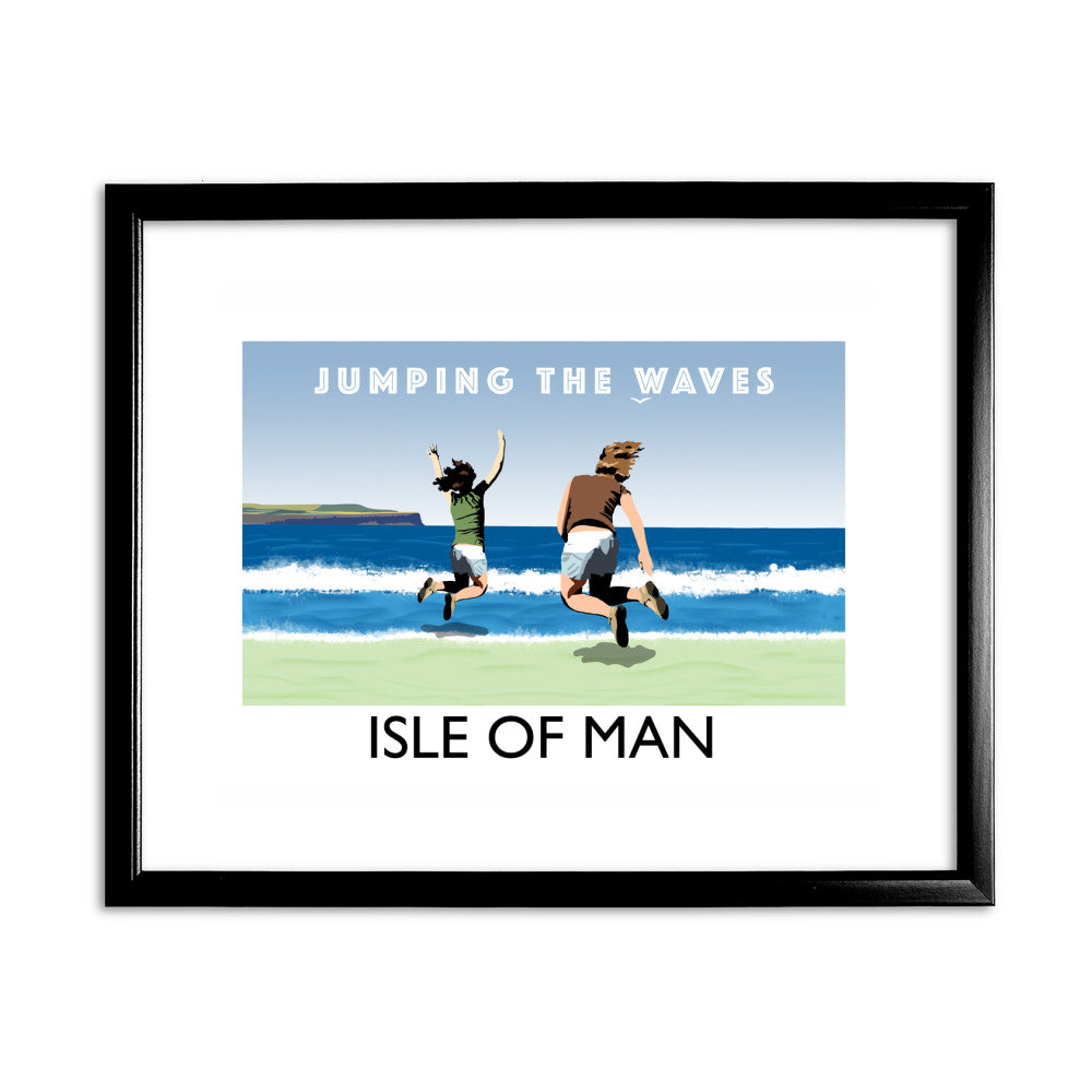Jumping The Waves, Isle of Man - Art Print