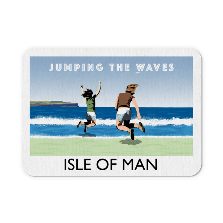 Jumping The Waves, Isle of Man Mouse Mat