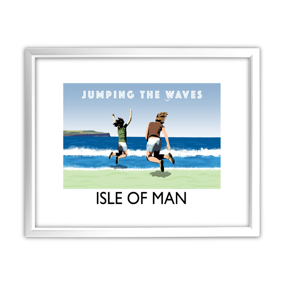 Jumping The Waves, Isle of Man - Art Print