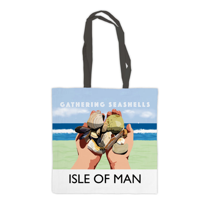 Gathering Seashells, Isle of Man Premium Tote Bag