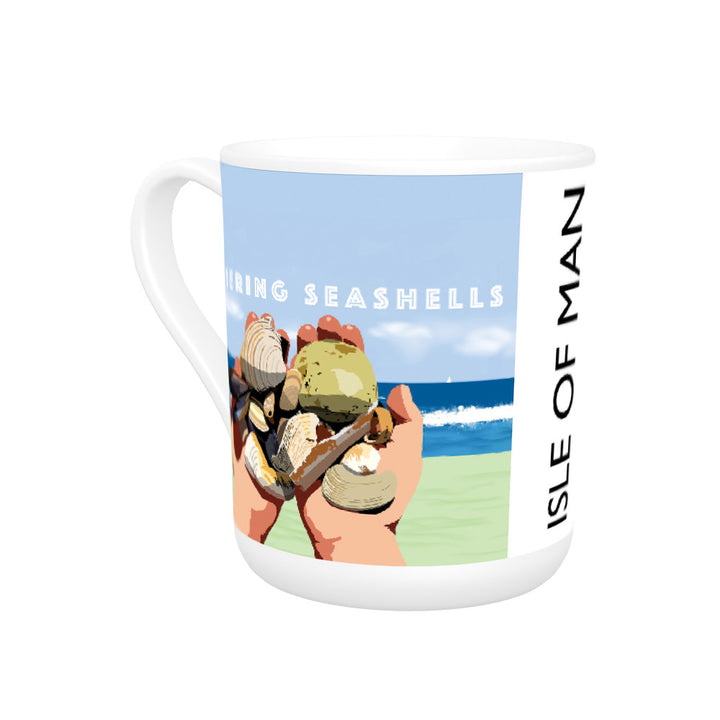 Gathering Seashells, Isle of Man Bone China Mug