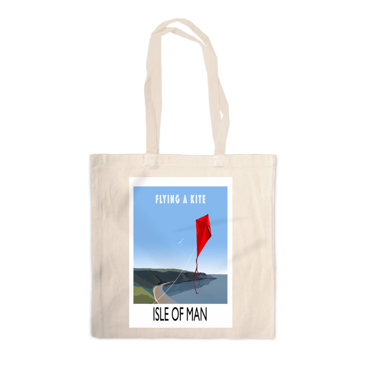 Flying A Kite, Isle of Man Canvas Tote Bag