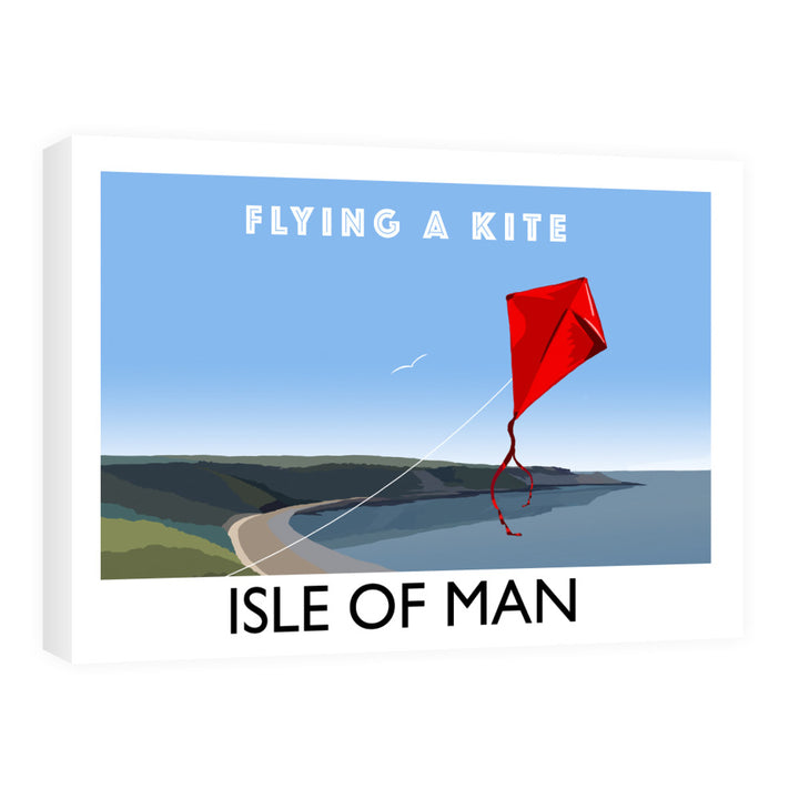 Flying A Kite, Isle of Man 60cm x 80cm Canvas