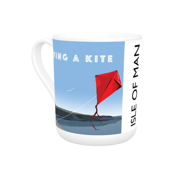 Flying A Kite, Isle of Man Bone China Mug