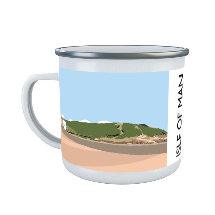Isle of Man Enamel Mug