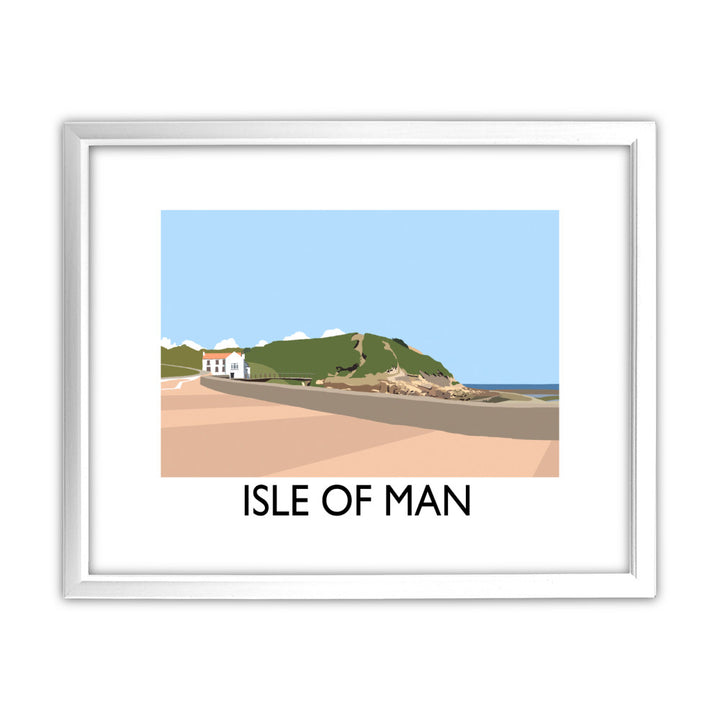 Isle of Man 11x14 Framed Print (White)