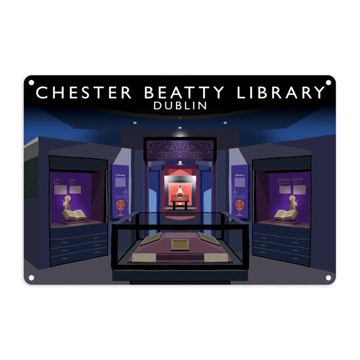 Chester Beatty Library, Dublin, Ireland Metal Sign