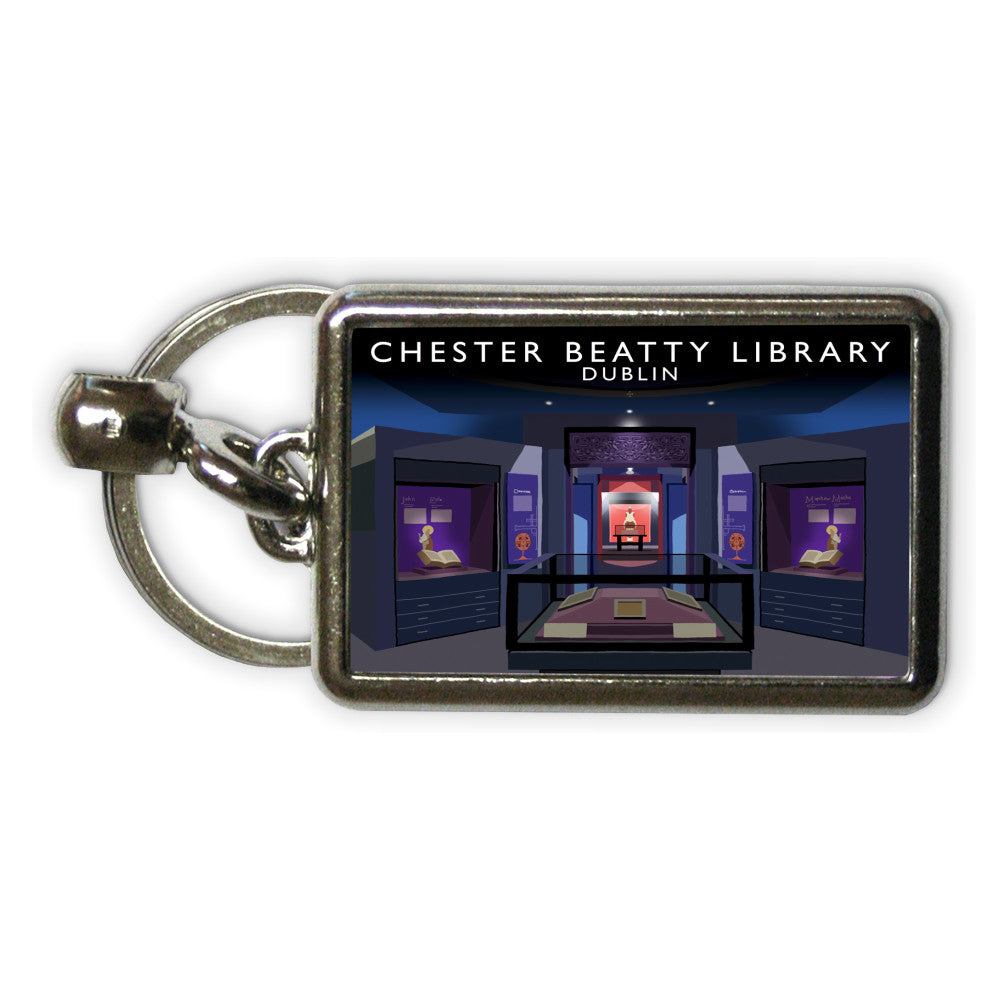 Chester Beatty Library, Dublin, Ireland Metal Keyring