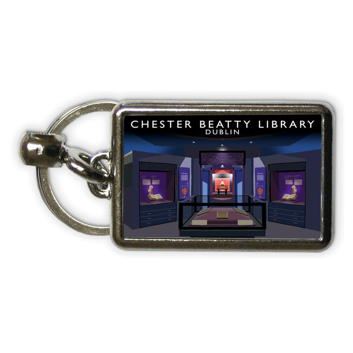 Chester Beatty Library, Dublin, Ireland Metal Keyring