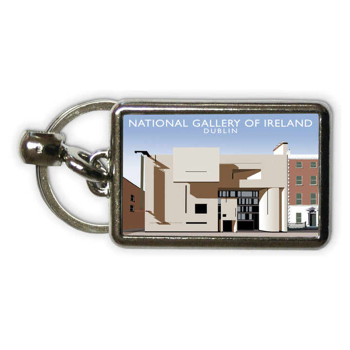 National Gallery of Ireland, Dublin, Ireland Metal Keyring