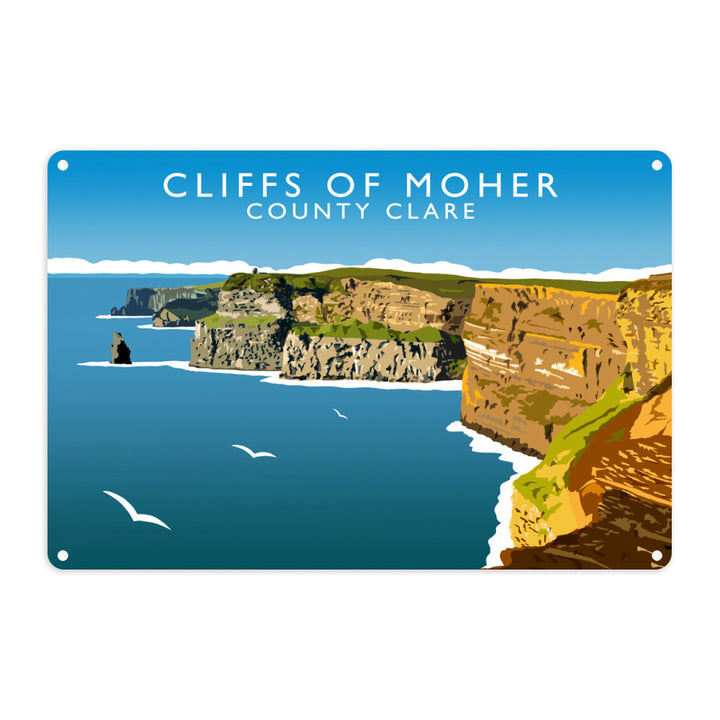 Cliffs Of Moher, County Clare, Ireland Metal Sign