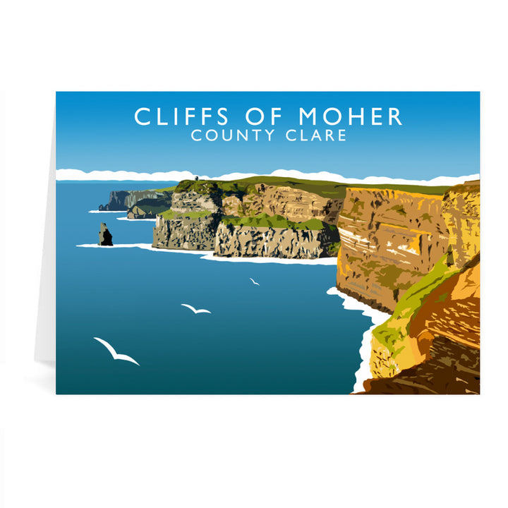 Cliffs Of Moher, County Clare, Ireland Greeting Card 7x5