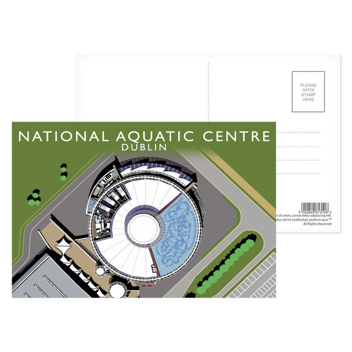 National Aquatic Centre, Dublin, Ireland Postcard Pack