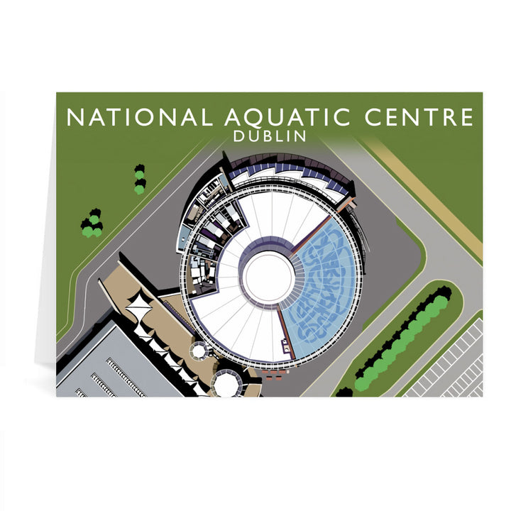 National Aquatic Centre, Dublin, Ireland Greeting Card 7x5