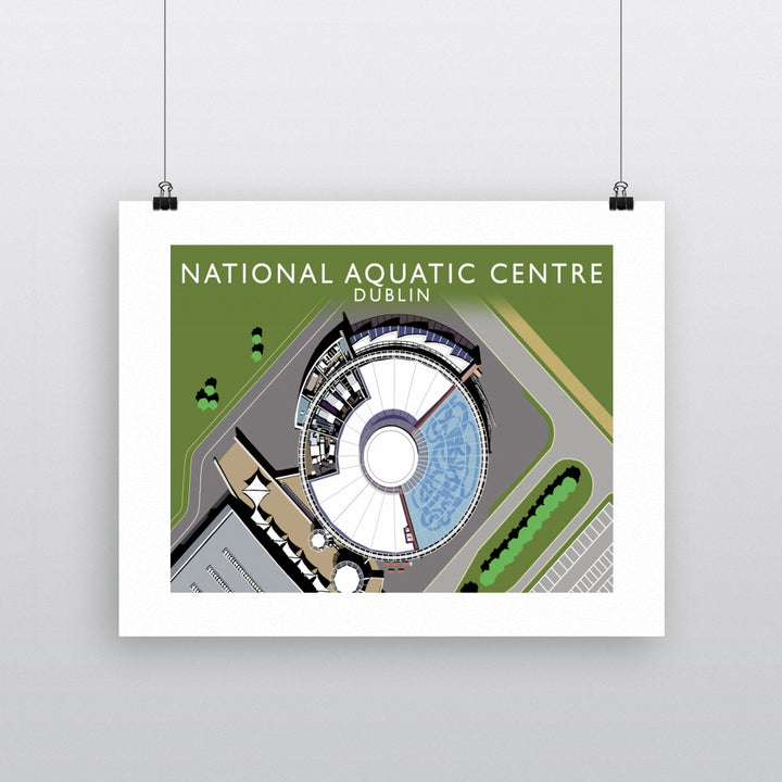 National Aquatic Centre, Dublin, Ireland 90x120cm Fine Art Print