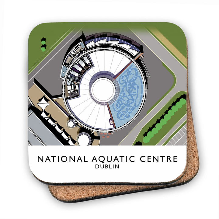 National Aquatic Centre, Dublin, Ireland MDF Coaster