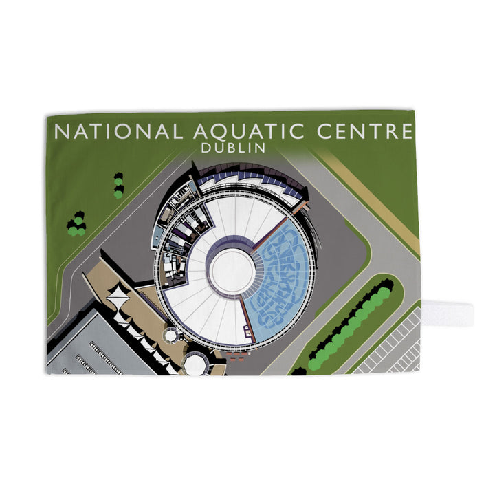 National Aquatic Centre, Dublin, Ireland Tea Towel