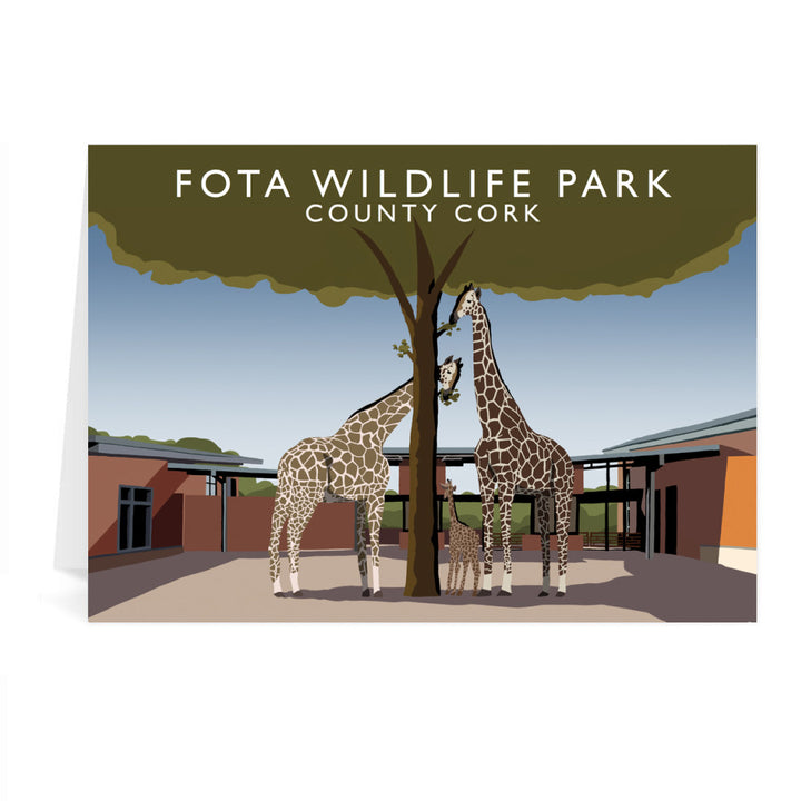 Fota Wildlife Park, County Cork, Ireland Greeting Card 7x5