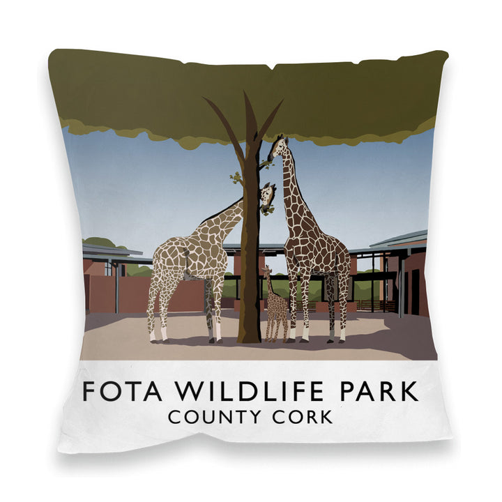 Fota Wildlife Park, County Cork, Ireland Fibre Filled Cushion