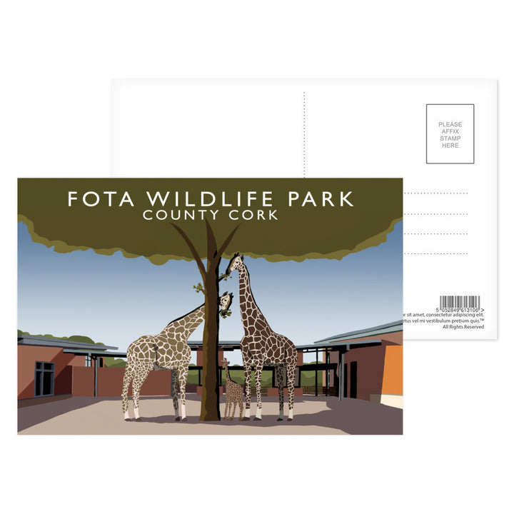 Fota Wildlife Park, County Cork, Ireland Postcard Pack