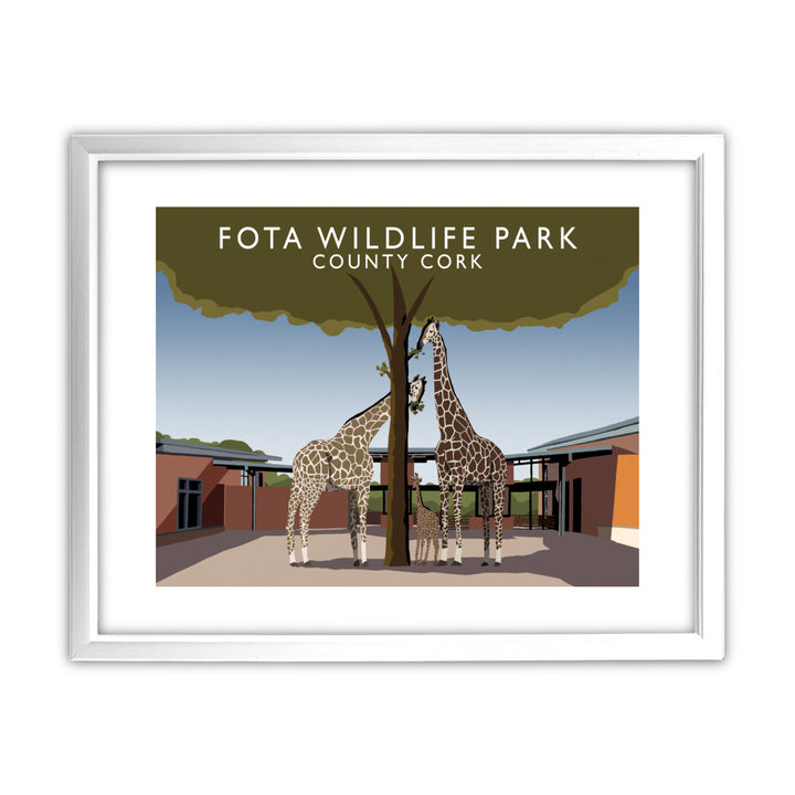 Fota Wildlife Park, County Cork, Ireland 11x14 Framed Print (White)