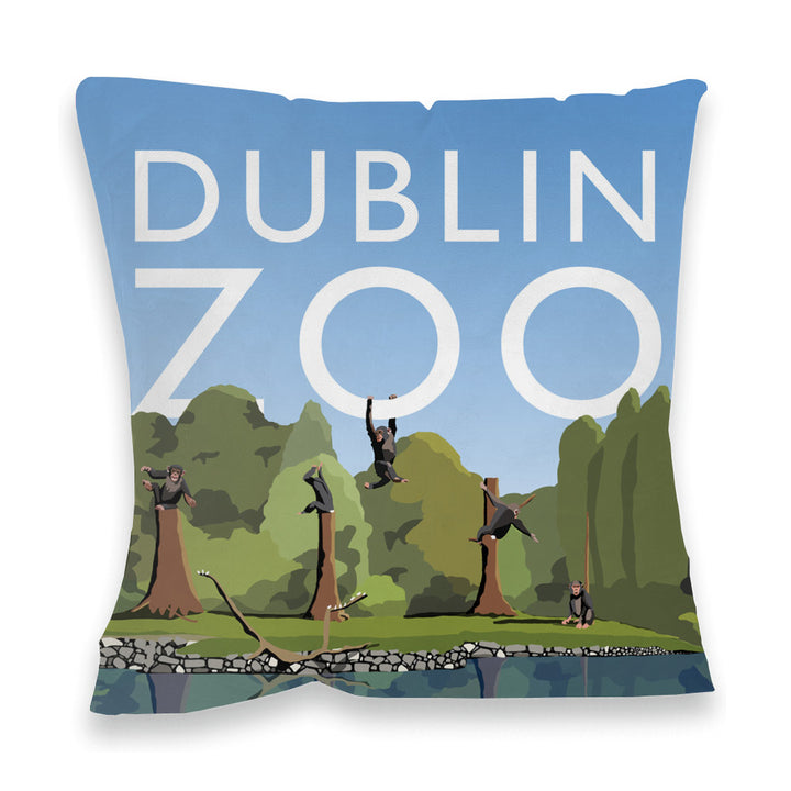 Dublin Zoo, Ireland Fibre Filled Cushion