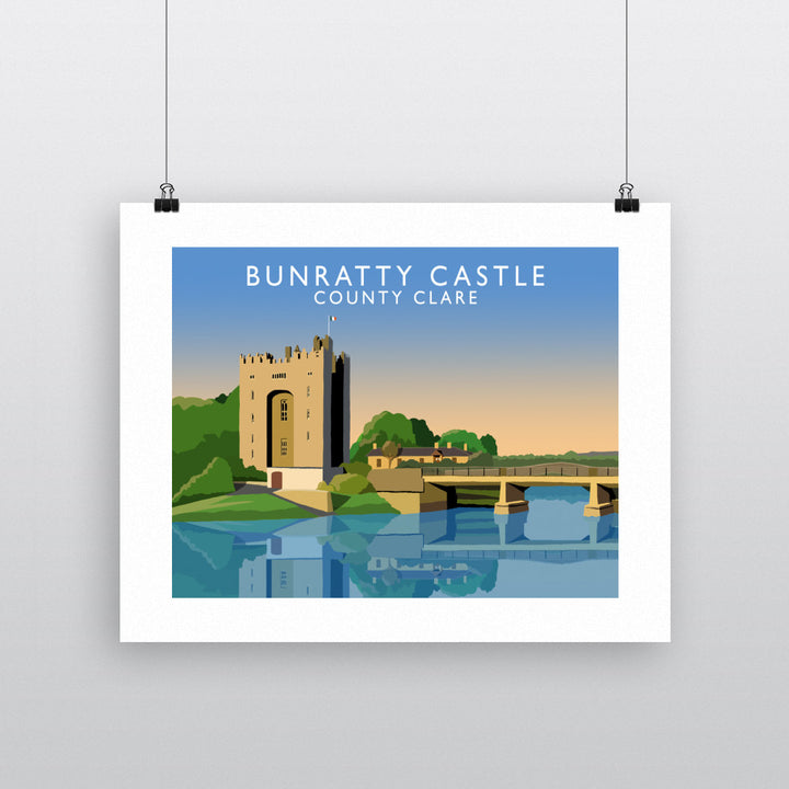 Bunbatty Castle, County Clare, Ireland 90x120cm Fine Art Print
