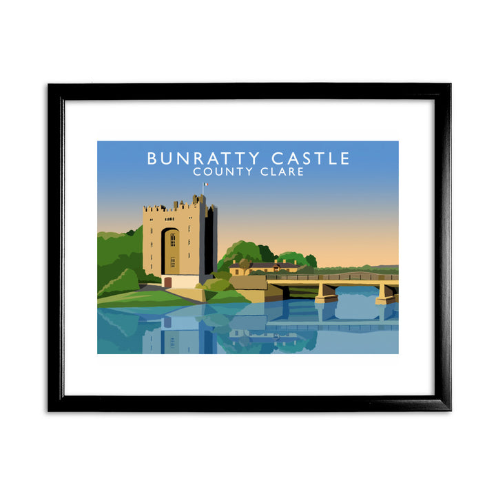 Bunbatty Castle, County Clare, Ireland 11x14 Framed Print (Black)